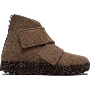 Asportuguesas by FLY LONDON Women's Case Wool Rubber Cork Boot Straps Brown 5.5